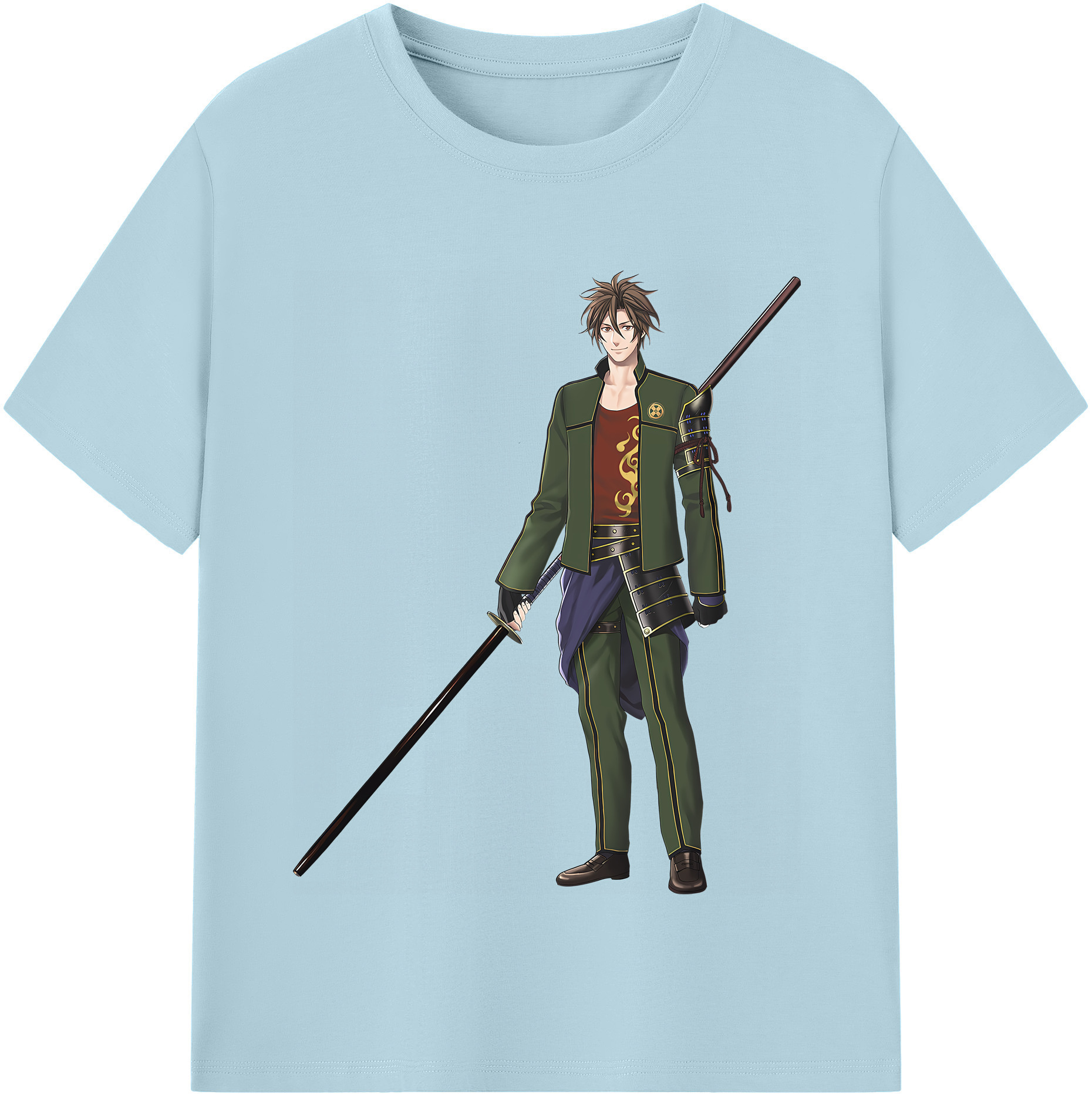 （画像用） 刀剣乱舞 Touken Ranbu 綿100％半袖Tシャツ（フロントプリント）